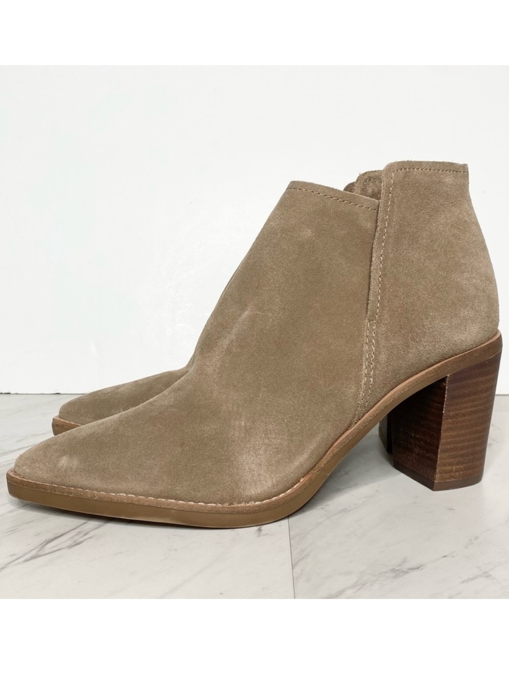 Dolce Vita Spade Mushroom Suede Bootie 8 1/2